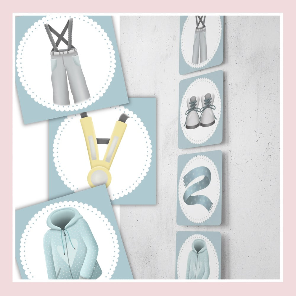 Anziehprofi im Winter - Bildkarten