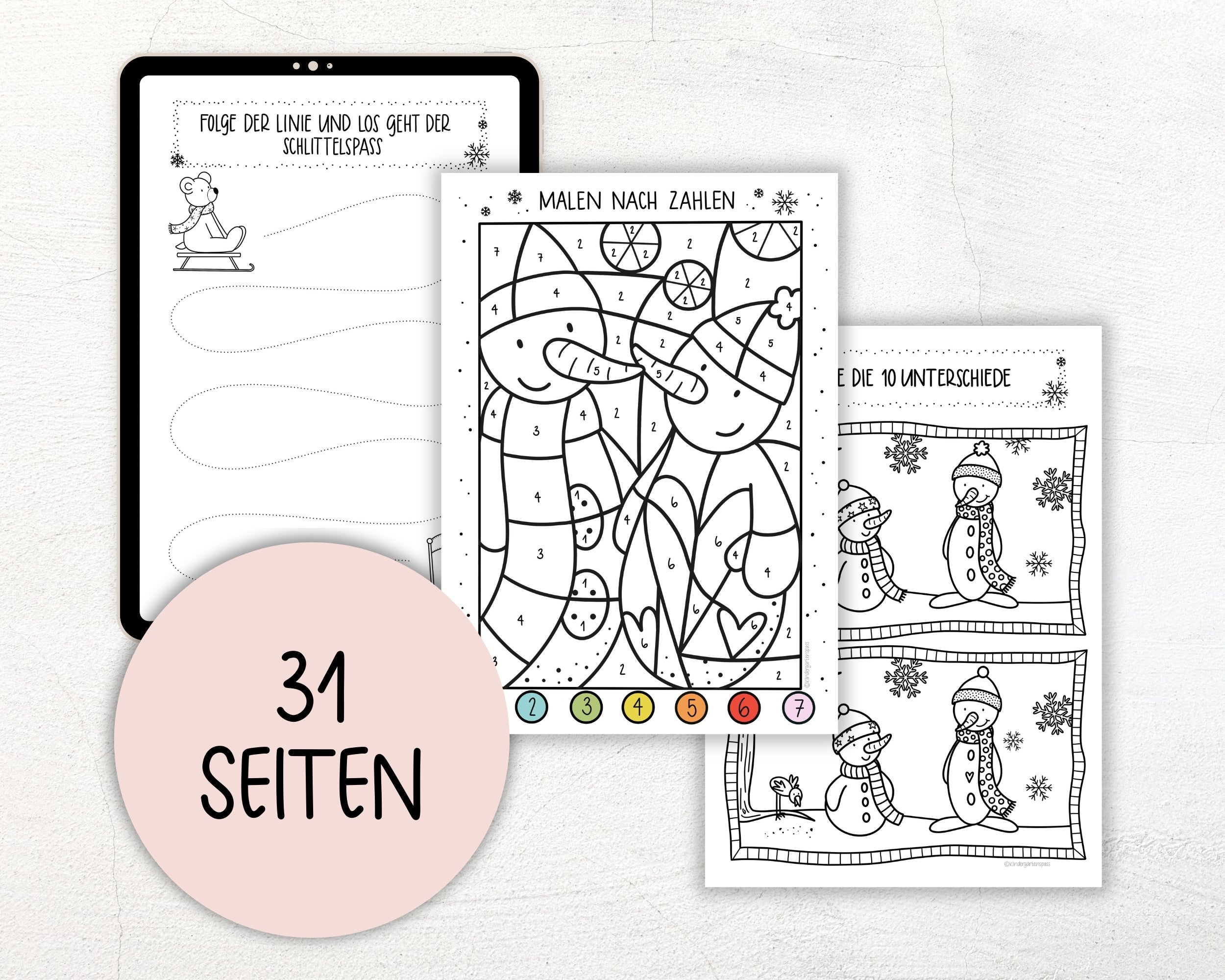 Arbeitsblätter «Winter»