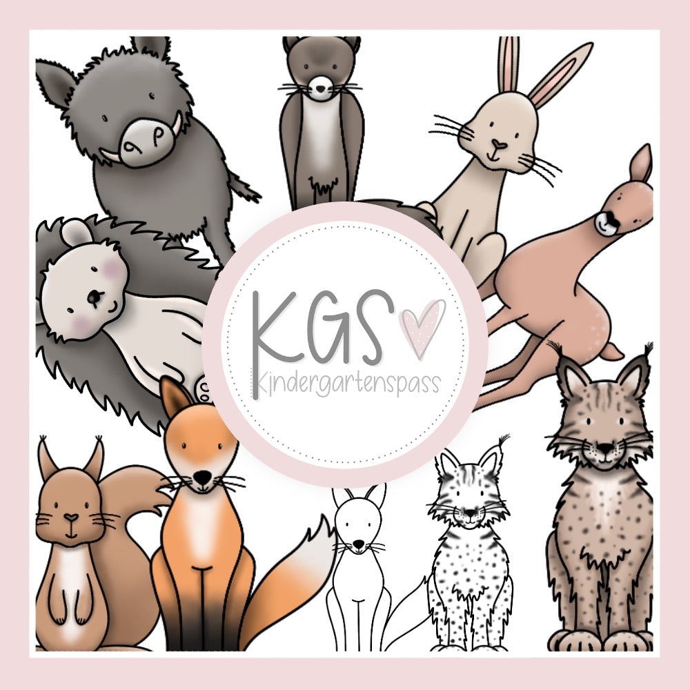 Waldtiere | Clipartset