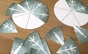 Schneeflockenpuzzle