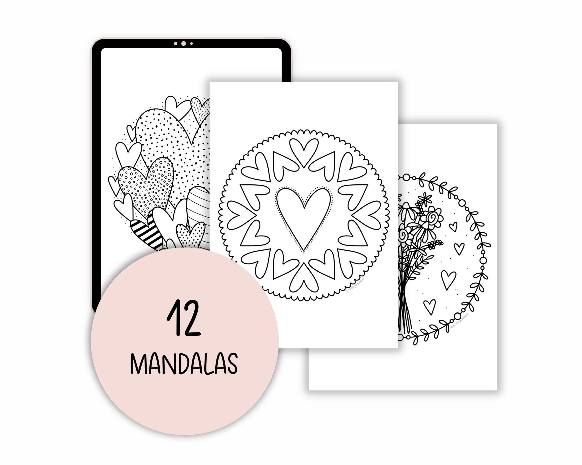 Muttertag Vatertag (Danke) | Mandalas