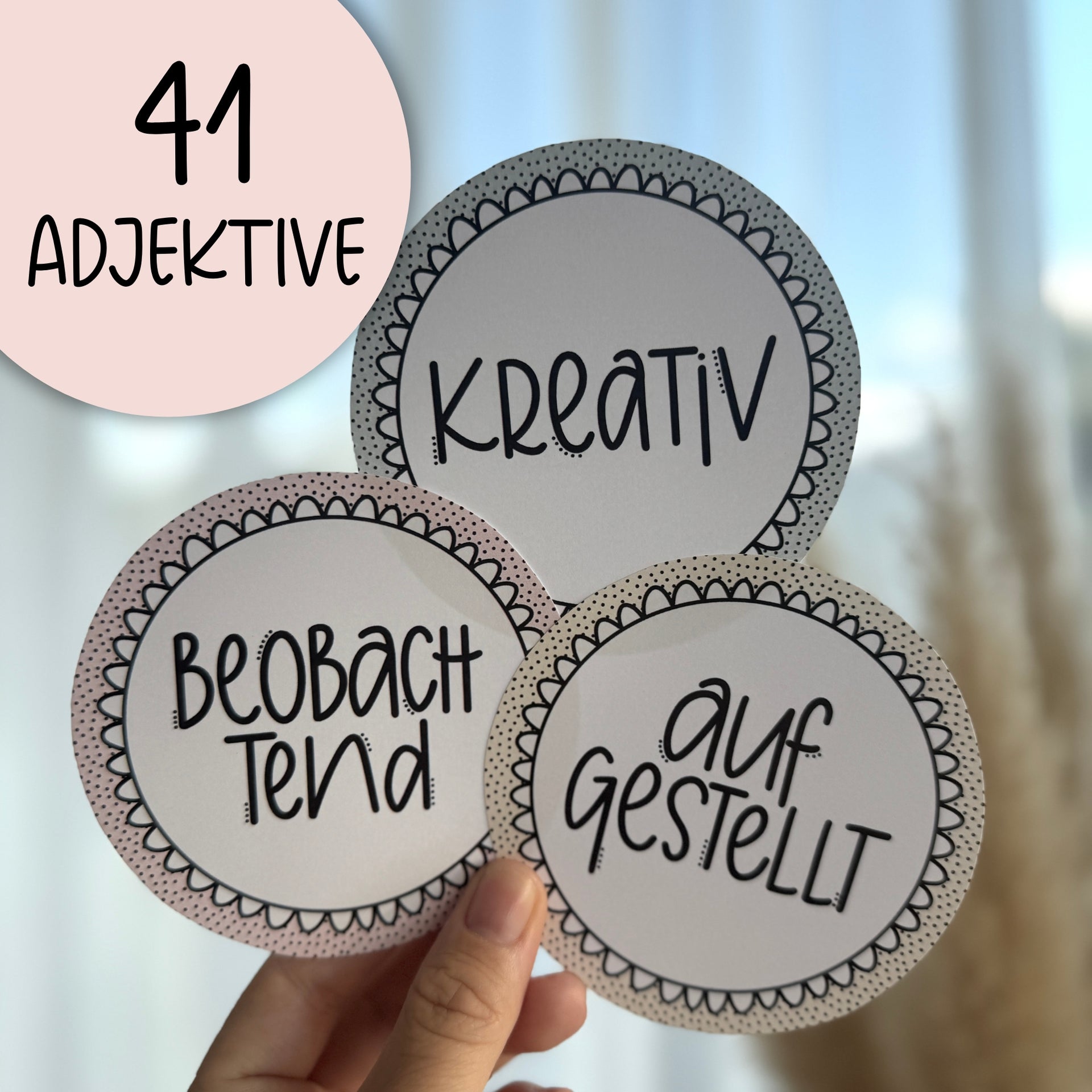 positive Adjektive | für Elterngespräche