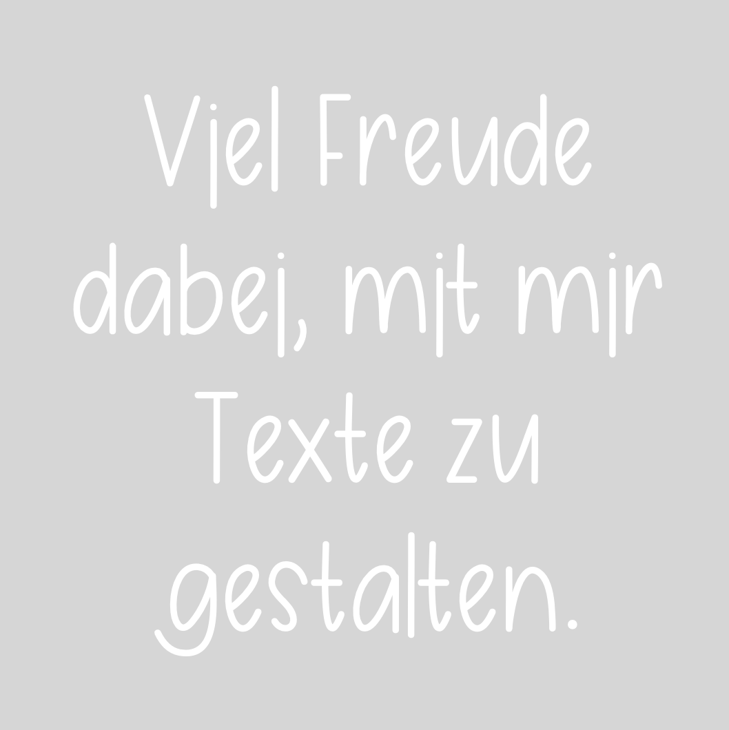 KGS Handschrift | Computerschrift