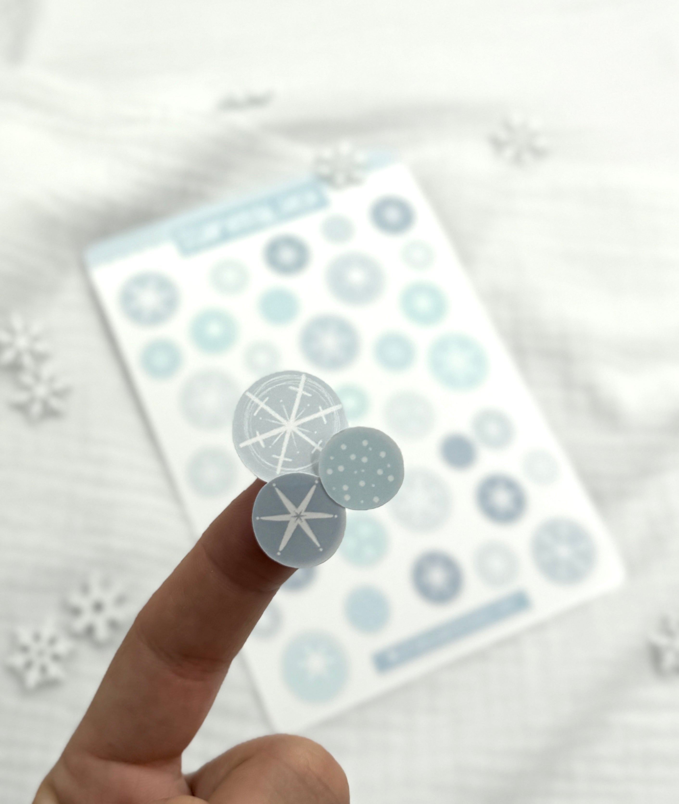 Stickerbogen "Schneeglück"